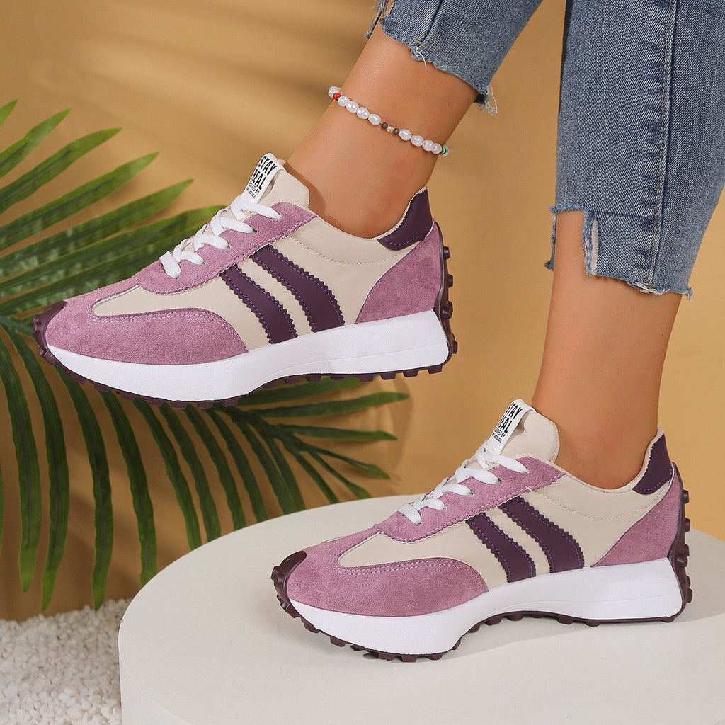 Slim Waist Dad Shoes Women Chunky Sole Casual Student Sneakers Athletic Shoes for Women