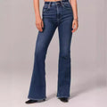 Women's flared pants Amazon new fashion light color jeans for women