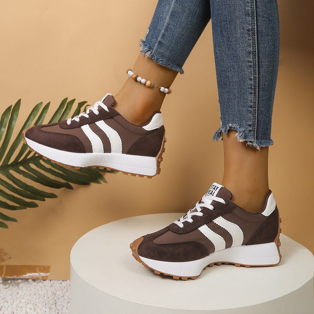 Slim Waist Dad Shoes Women Chunky Sole Casual Student Sneakers Athletic Shoes for Women
