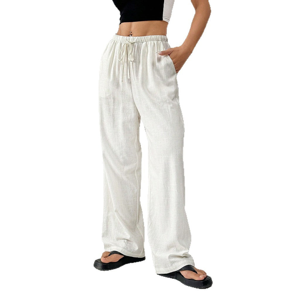 Casual Loose Wide-Leg Straight Pants for Women