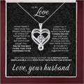 Eternal Heart Necklace for Women Personalized Heart PendantChoker Necklace Neck Chain