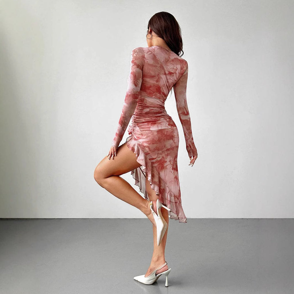 Irregular Hem Party Dress