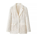 Women's Fashion Temperament Sequined Blazer + Pants Set