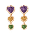 Love geometric trend versatile earring jewelry for women