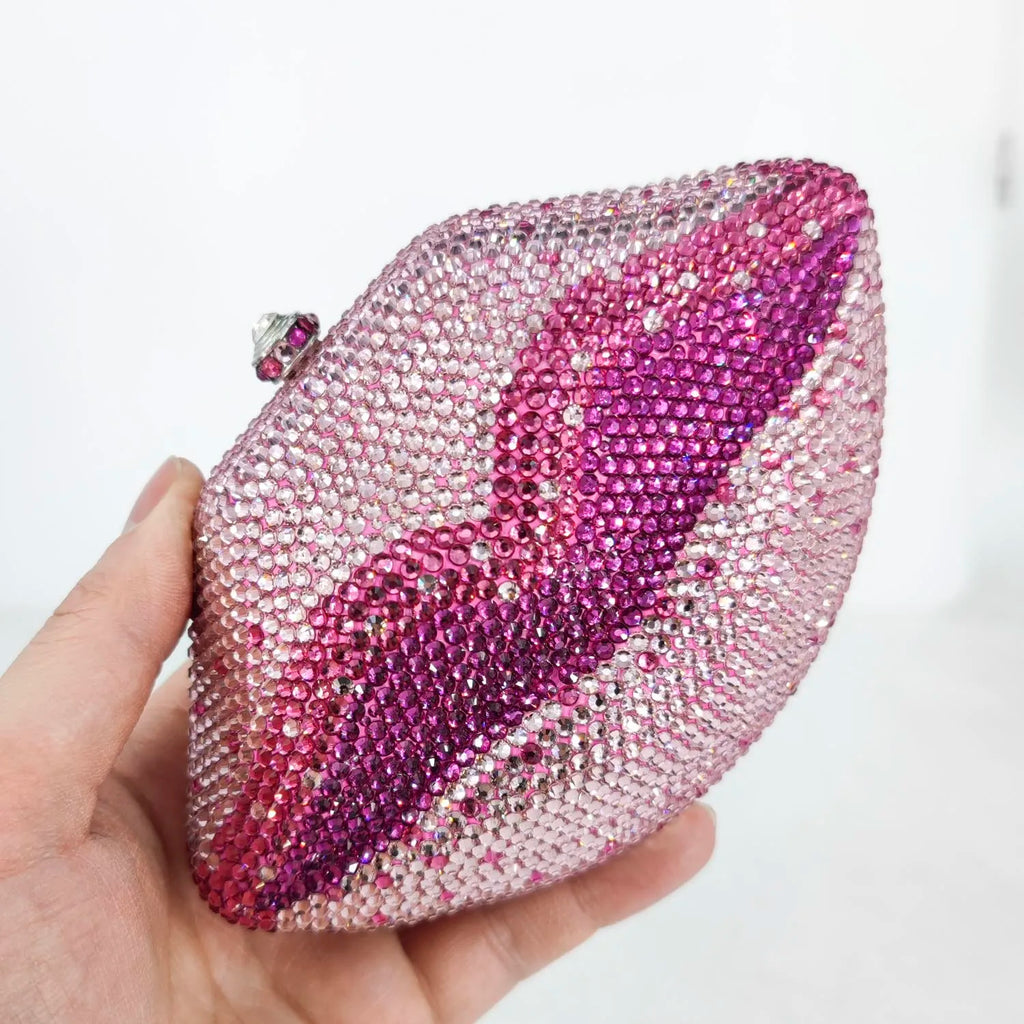 Women Crystal Clutch Evening Bags Metal Clutches Rhinestone Wedding Party Purse and Handbags