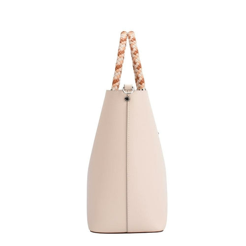 Sac à main de luxe en cuir lisse pour femme Maria Carla