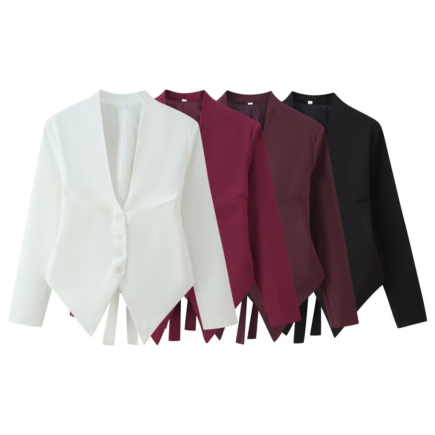 Chic Slim-Fitting Blazer Coat for Women