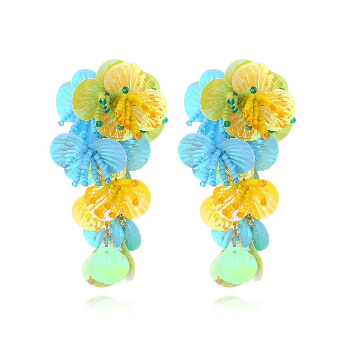 Earring Vintage Sequin Drop Dangle Earrings for Women Party Holiday Jewelry