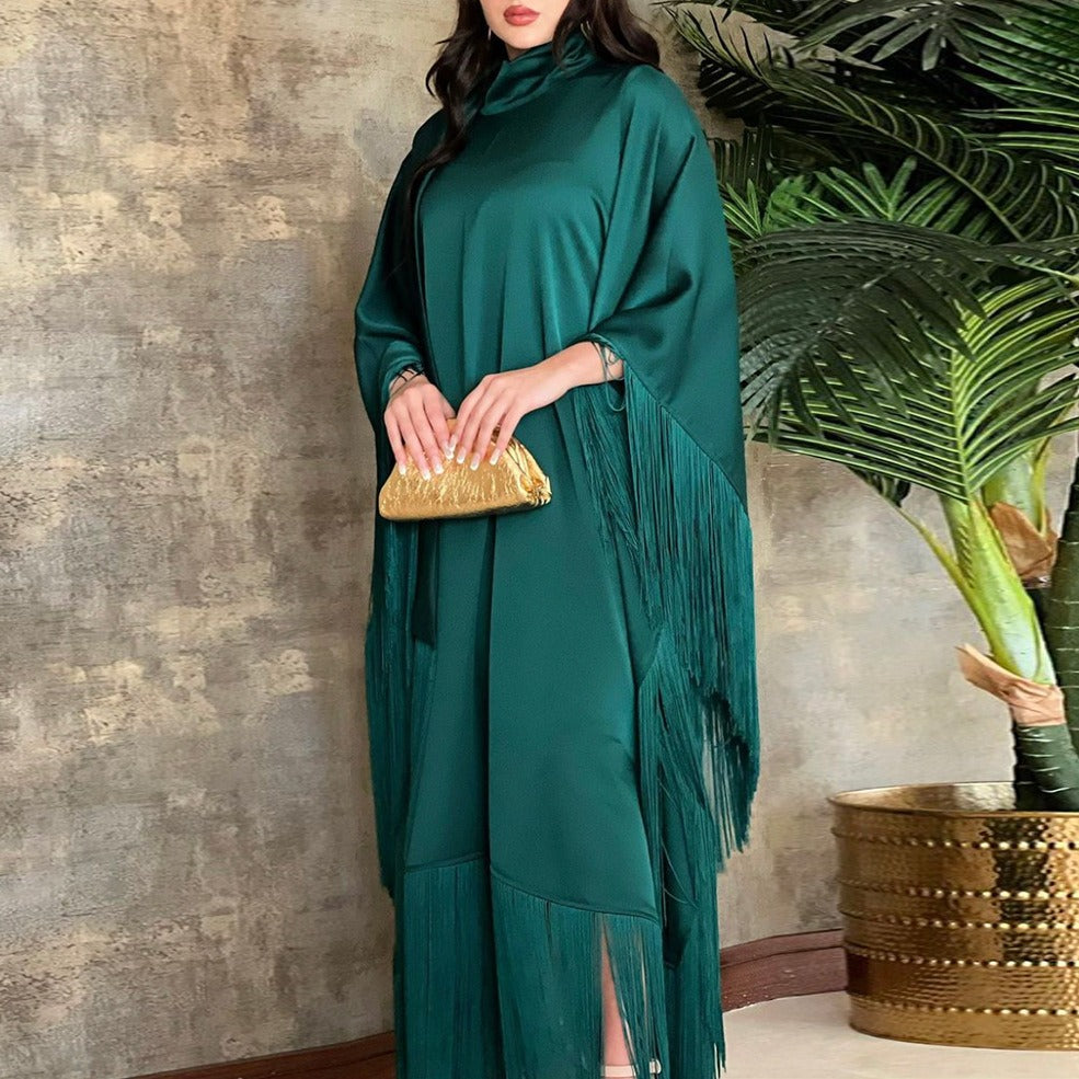 Women Fashion Loose  Batwing Sleeve Party Evening Dresses