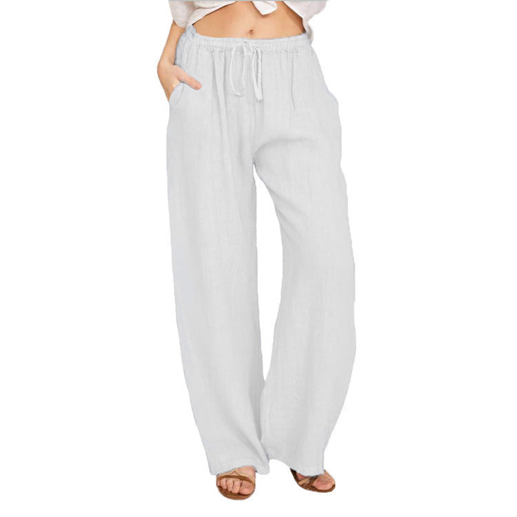Casual Loose Wide-Leg Straight Pants for Women