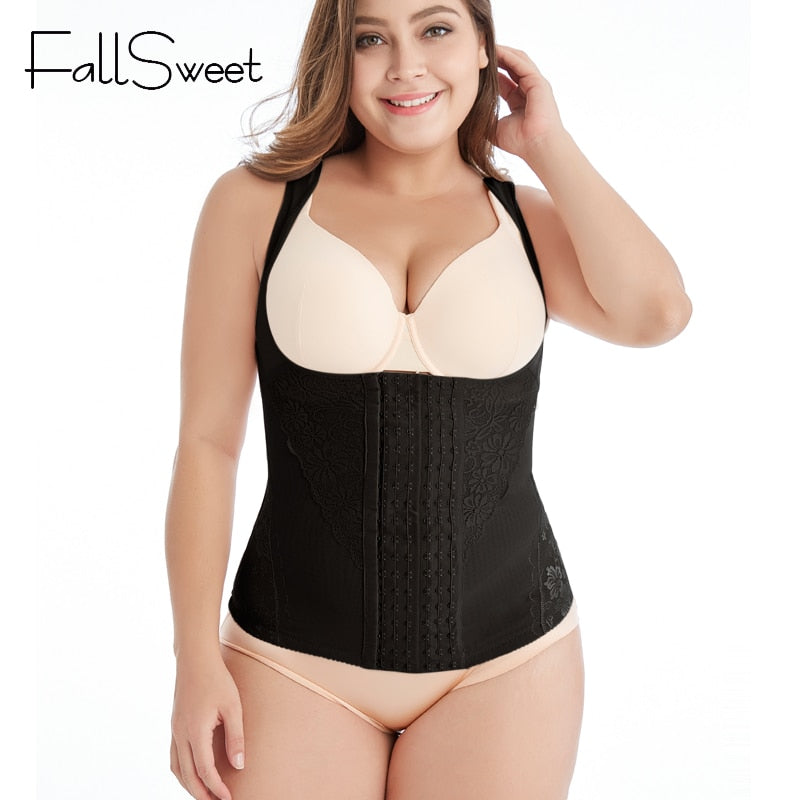 FallSweet Shapewear Corset Women Waiste Trainer Body Shaper Lifter Slimming Waist Trainer S to 4XL 5XL 6XL
