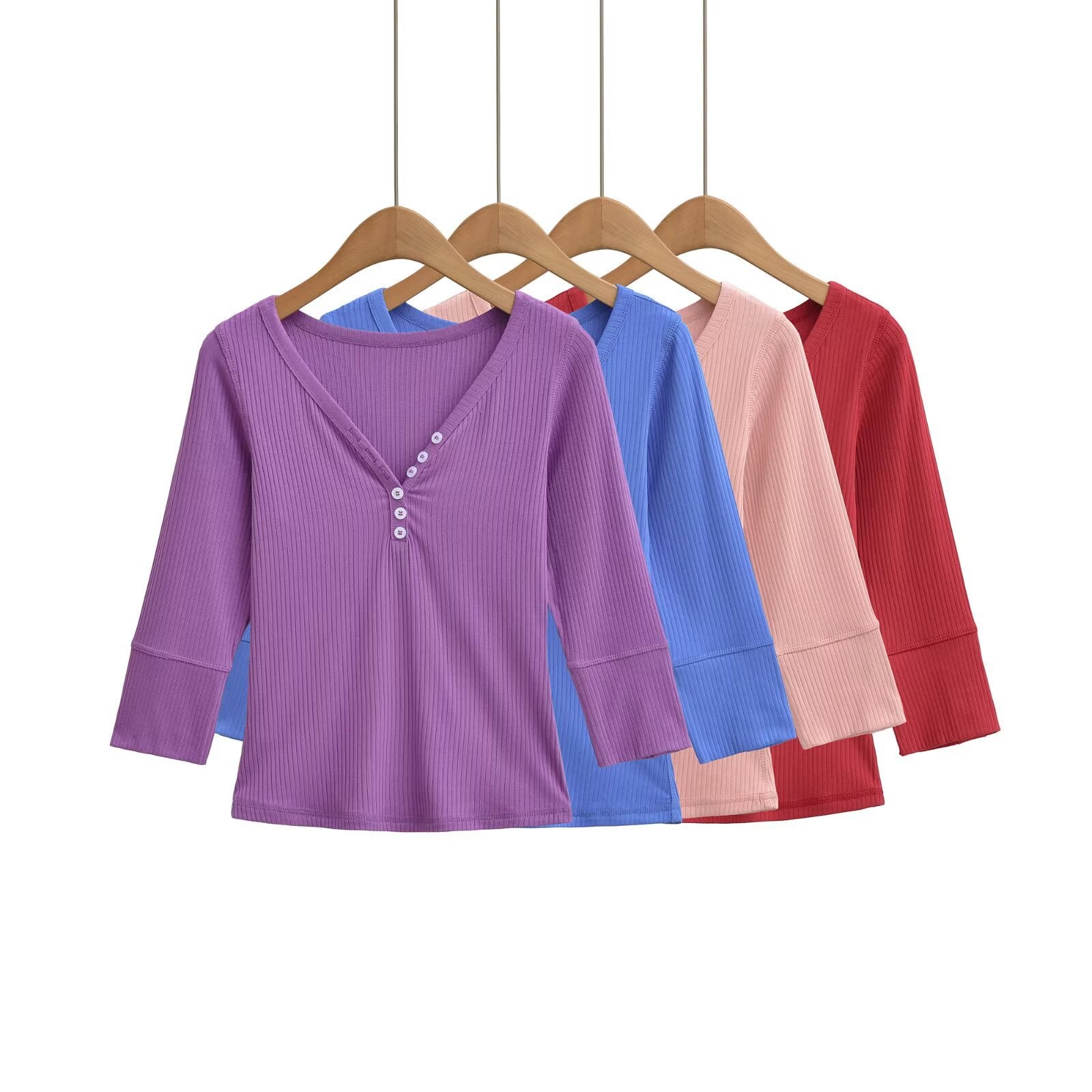 V-neck top for women