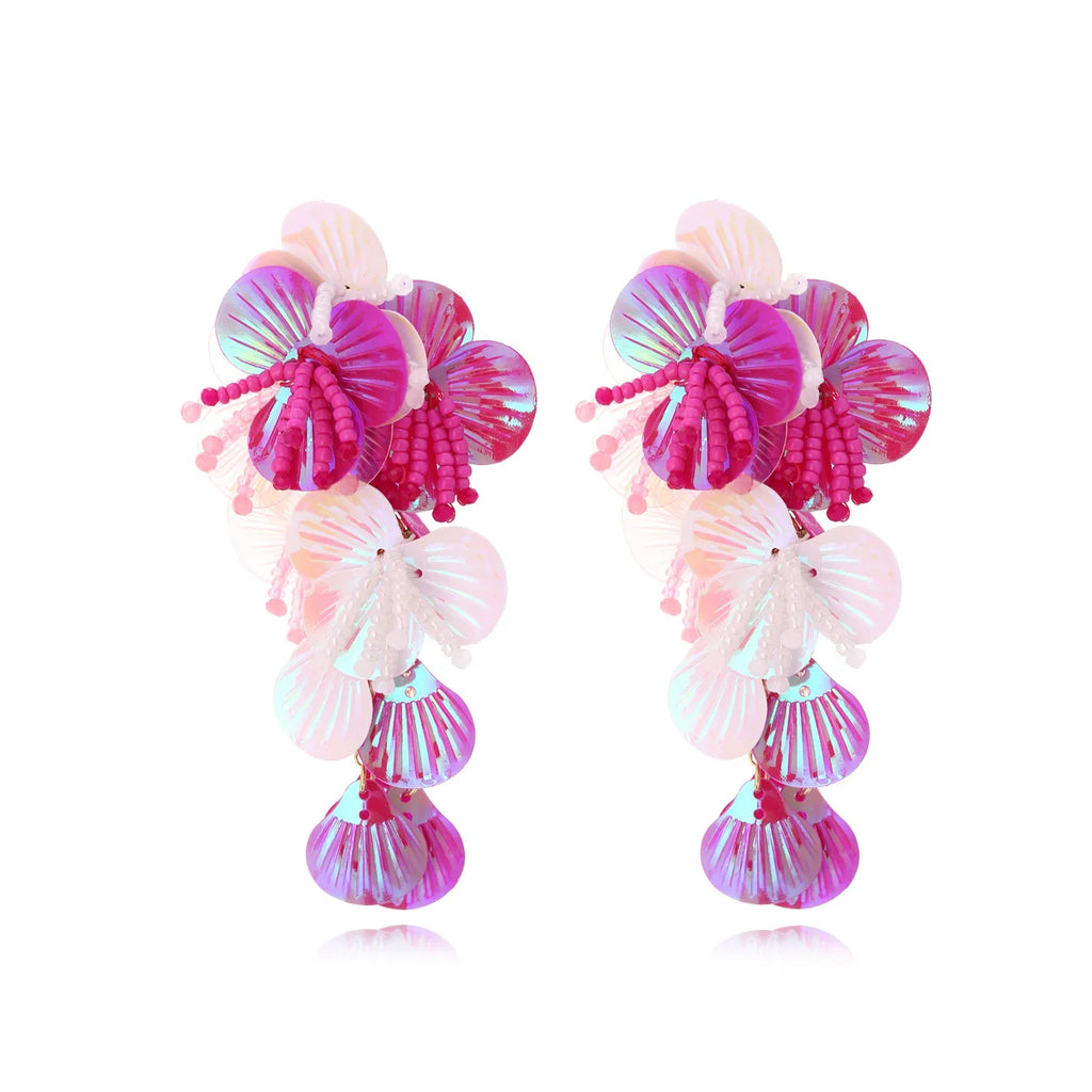 Earring Vintage Sequin Drop Dangle Earrings for Women Party Holiday Jewelry