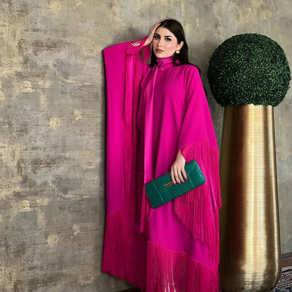 Women Fashion Loose  Batwing Sleeve Party Evening Dresses