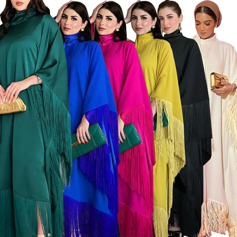 Women Fashion Loose  Batwing Sleeve Party Evening Dresses