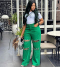 High Waist Denim Pants for Women