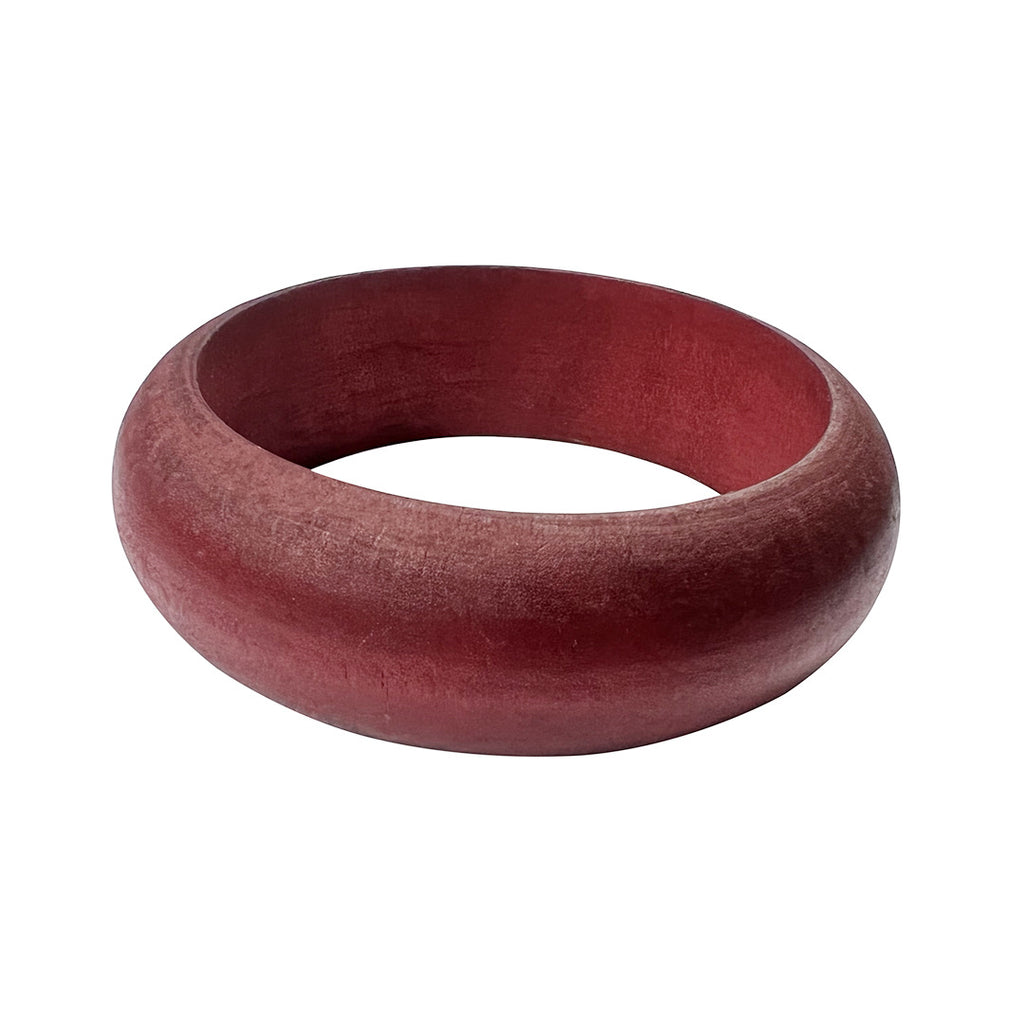 Thick Square Round Wood Bangles Fashion Women Vintage Designer Bracelet Jewelry Gift
