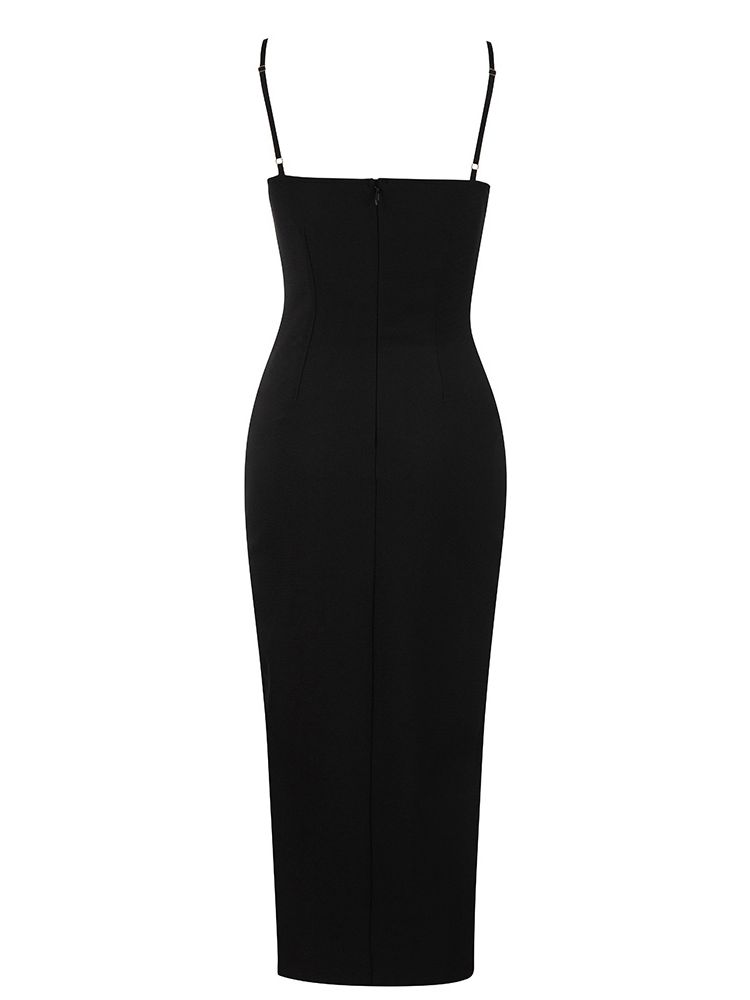 Spaghetti Strap Bandage Dress Women Transparent Mesh Patchwork Mesh Dress Ladies Summer Sexy Club Party Dresses