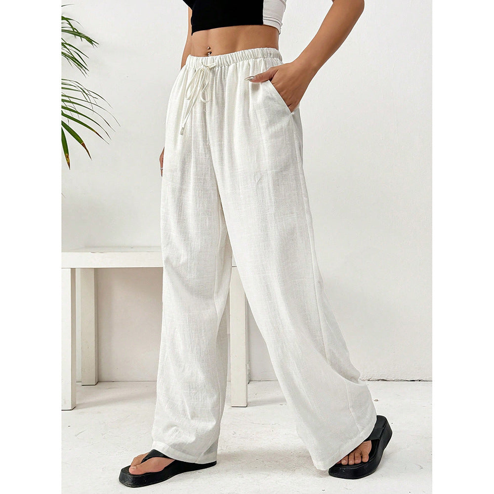 Casual Loose Wide-Leg Straight Pants for Women