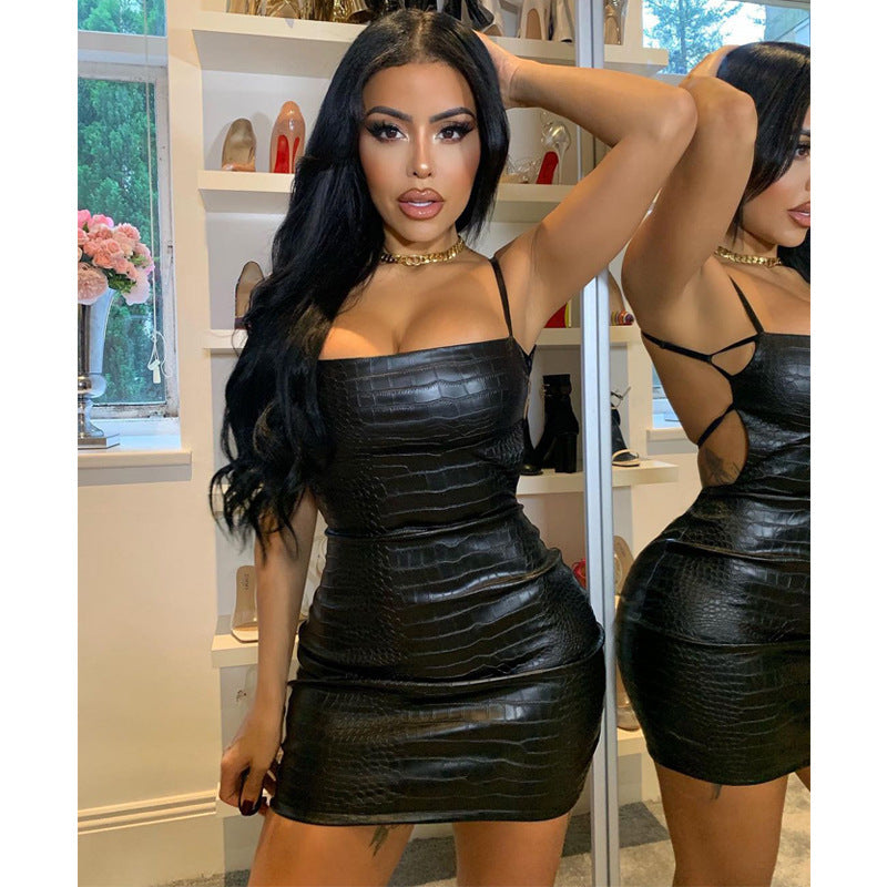 Sexy Backless Bodycon Dress for Women