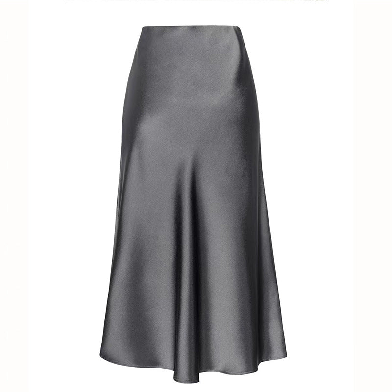 High waisted split skirt for women