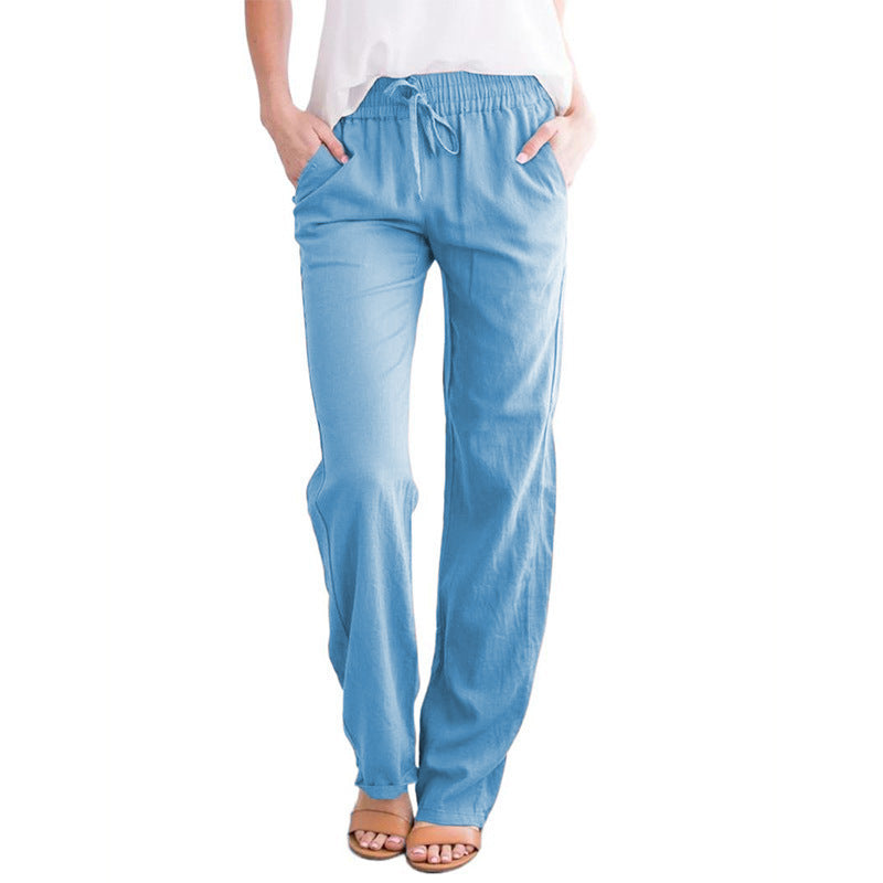 Casual Loose Wide Leg Long Pants for Women
