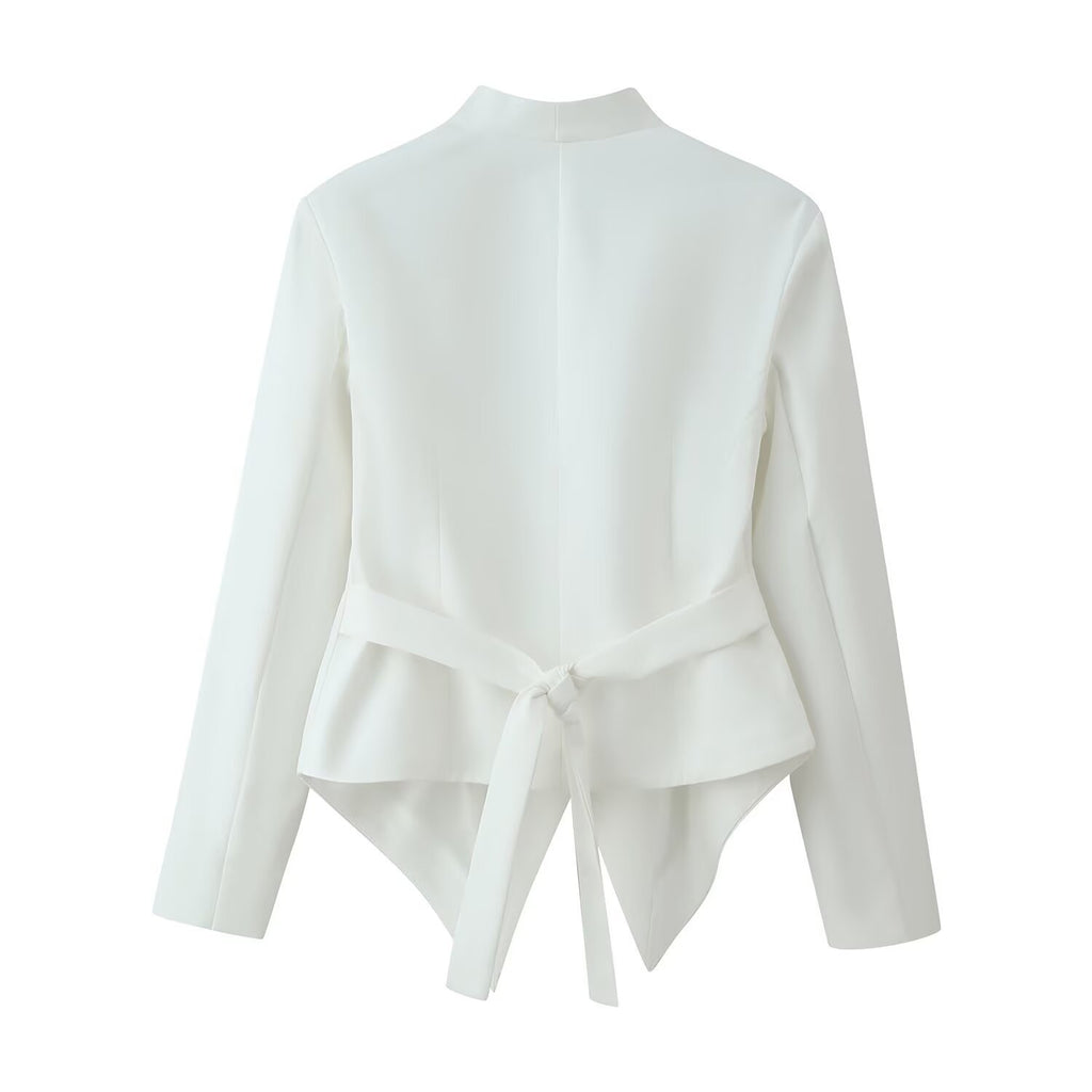 Chic Slim-Fitting Blazer Coat for Women