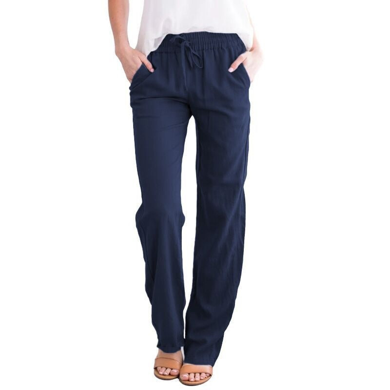 Casual Loose Wide Leg Long Pants for Women