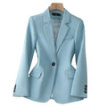 Women Blazer Vintage Fashion Pink Blue Black Coffee Chic And Elegant Woman Jacket  New Oversize Winter Jacket Coats