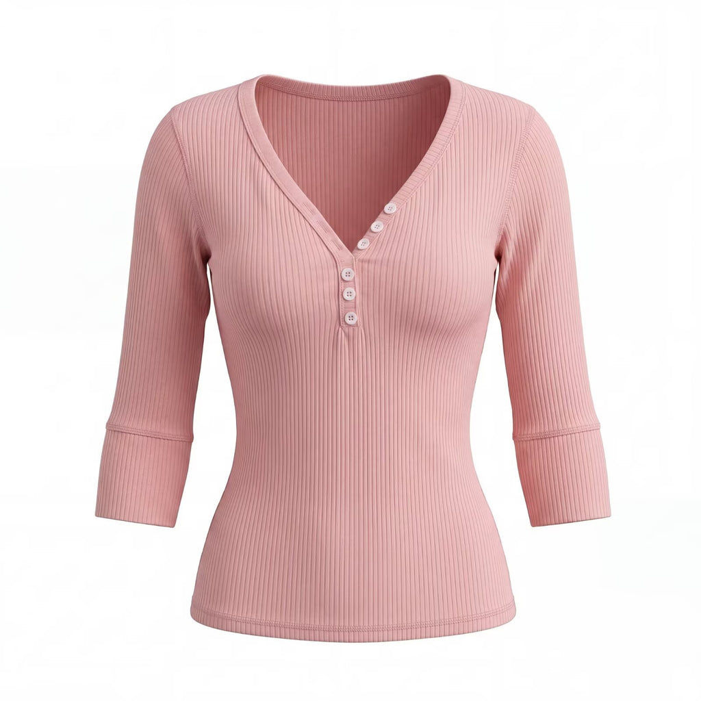 V-neck top for women