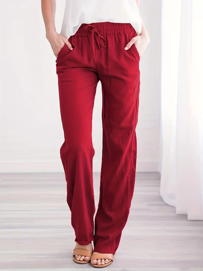 Casual Loose Wide Leg Long Pants for Women