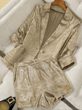 Women's Blazer High-End Design Short Suit Set