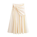 Canopy scarf design half skirt for women
