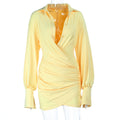 Shirt Dress for Women Spicy Mini Skirt