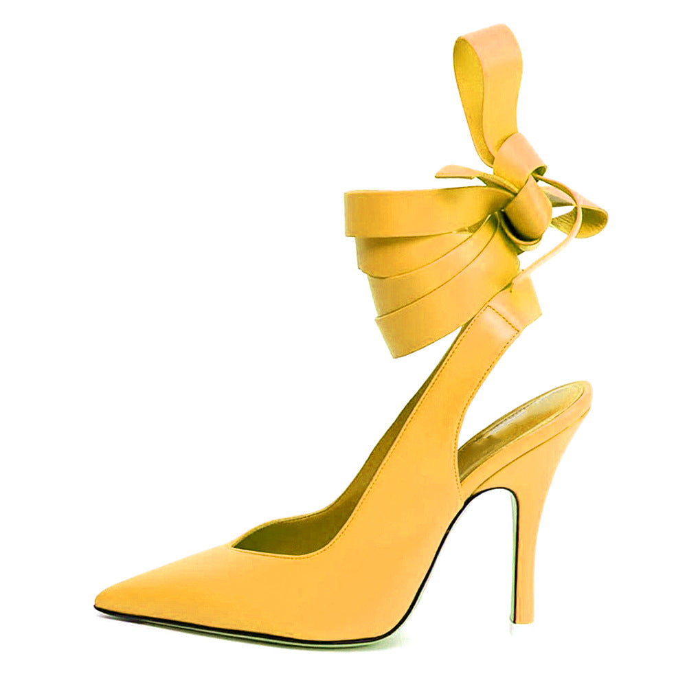 processing time:3-5 days after placing orders--Pointed Toe Slingback Stiletto Sandals New Summer Women Shoes Low-top Fashion Large Size High-heeled Shoes Gift for Girl