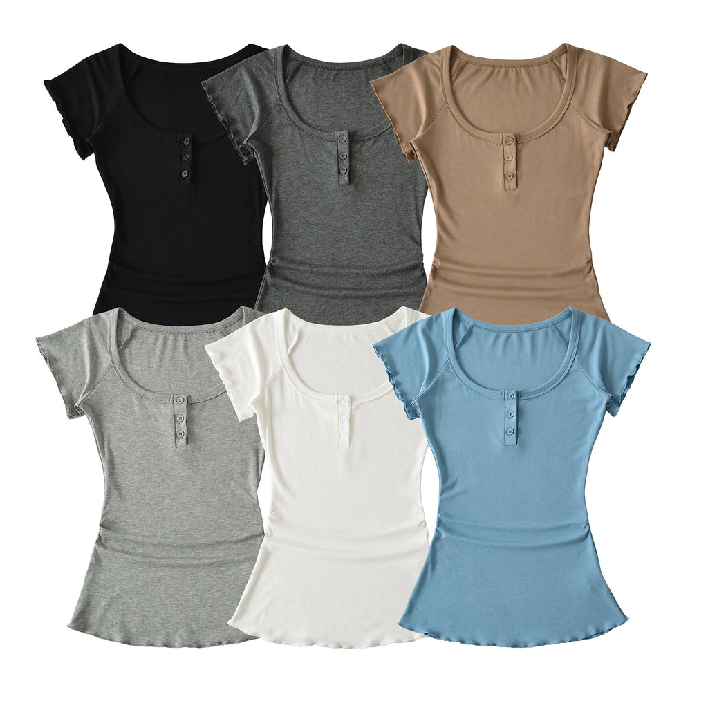 U-neck top for women