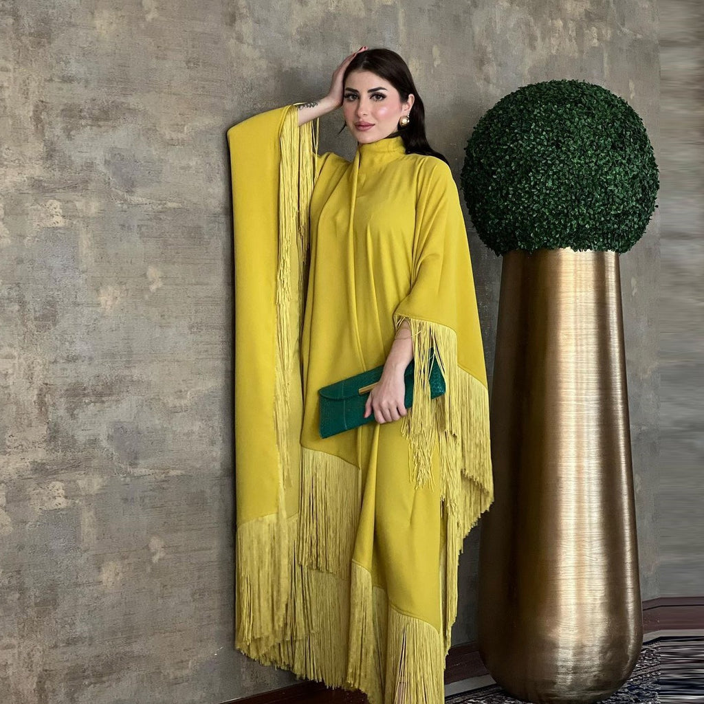Women Fashion Loose  Batwing Sleeve Party Evening Dresses