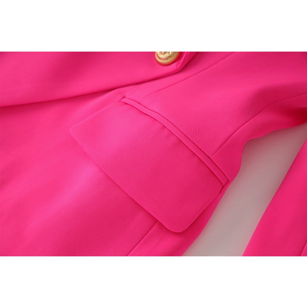 New Double Breasted Blazer Coats Women Fashion Party Club Clothes Long Sleeves Sequin Shinny Jackets Luxury Oversized