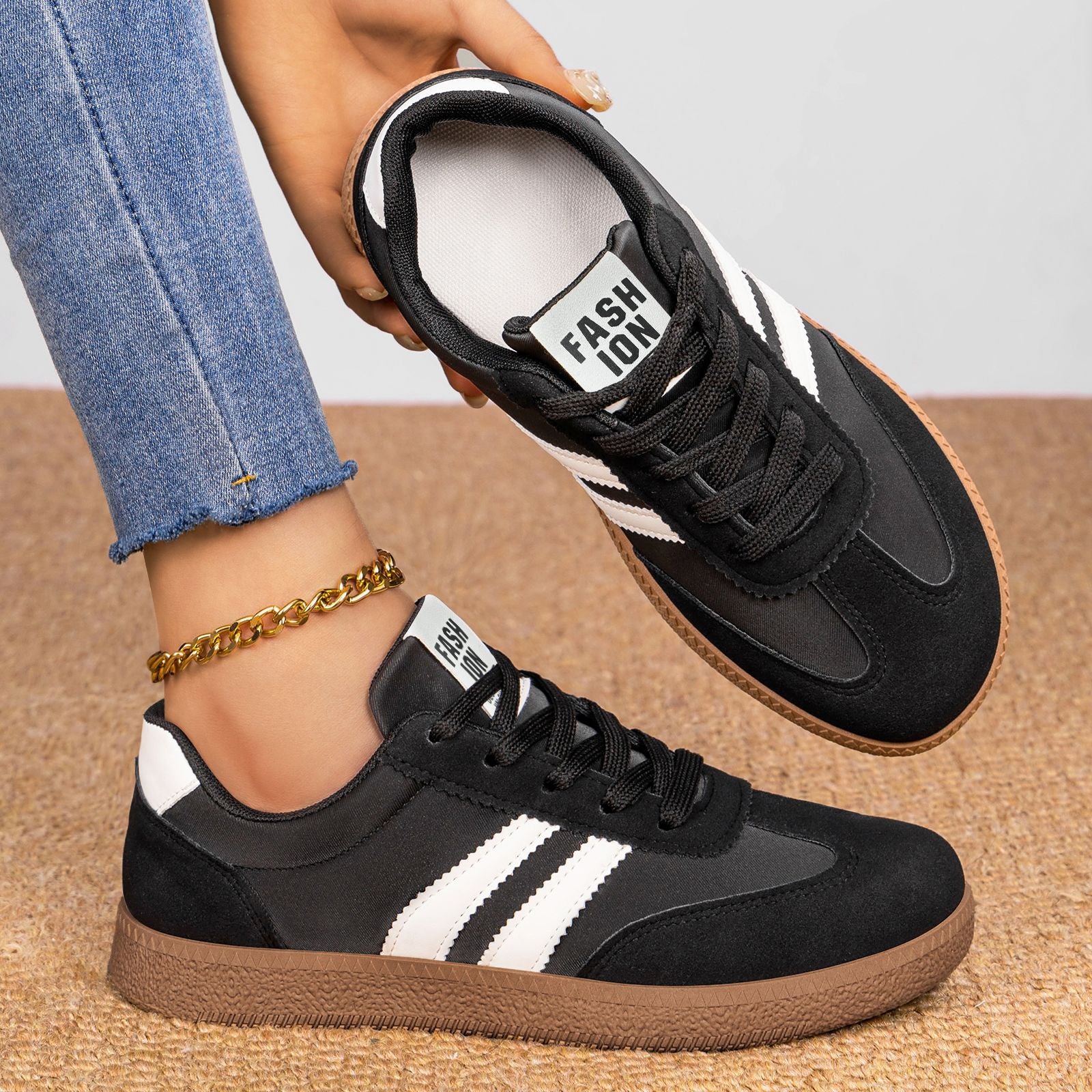 Soft soled lightweight German training casual shoes for women