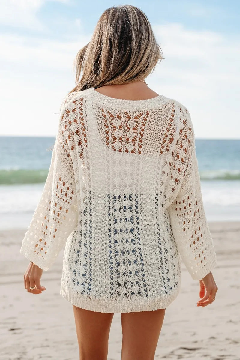 Fashionable and versatile pullover long sleeved top for women