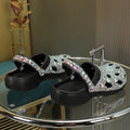 Women Summer Luxury Slippers Rhinestone Decoration Sandals Beach Slides Flip Flop Soft Fashion Casual Shoes