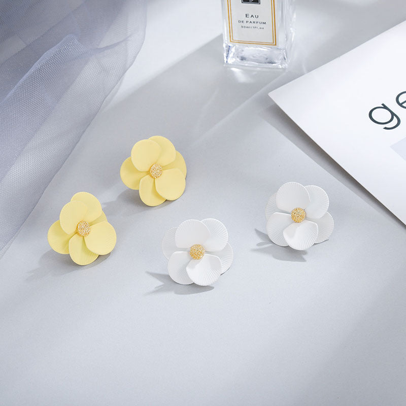 Fashion New Earrings Trendy Elegant Floral Flower Earrings Jewelry