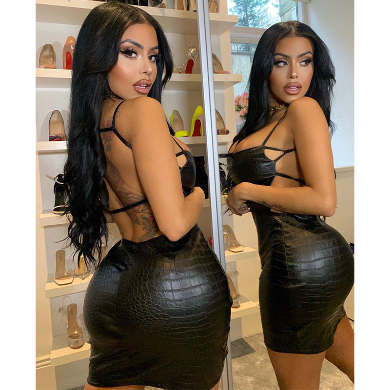 Sexy Backless Bodycon Dress for Women