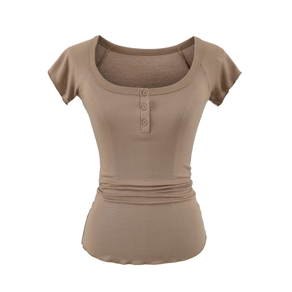 U-neck top for women