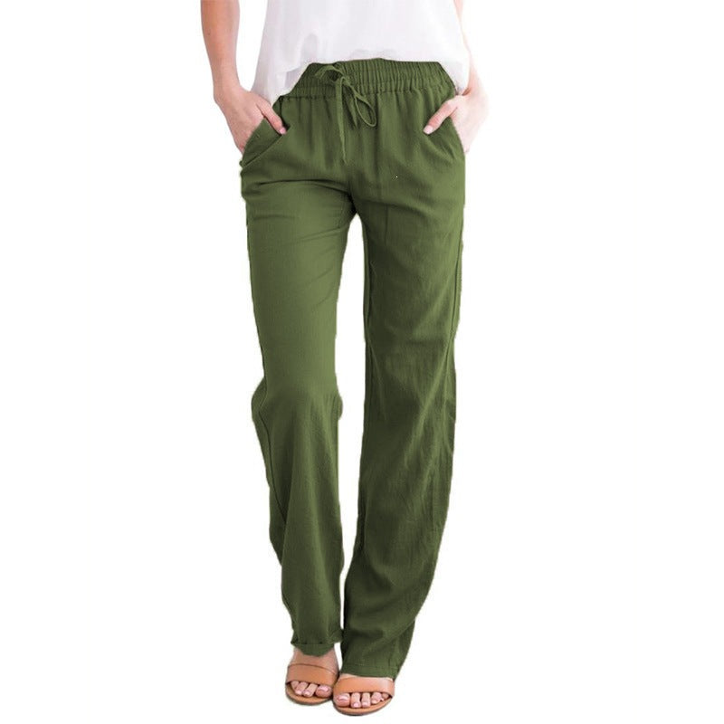 Casual Loose Wide Leg Long Pants for Women