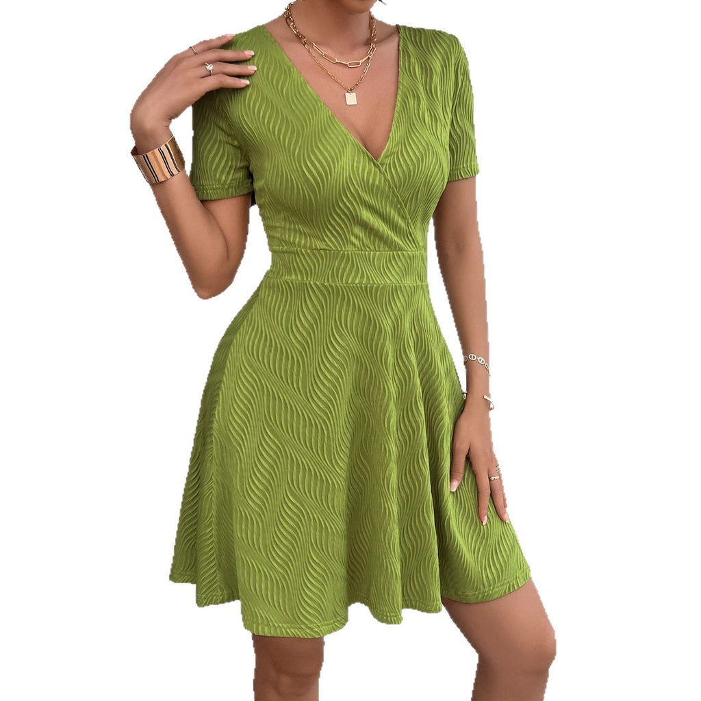 Elegant A-Line Dress for Women Dress with Sleeveless Design and Floral Pattern