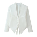 Chic Slim-Fitting Blazer Coat for Women