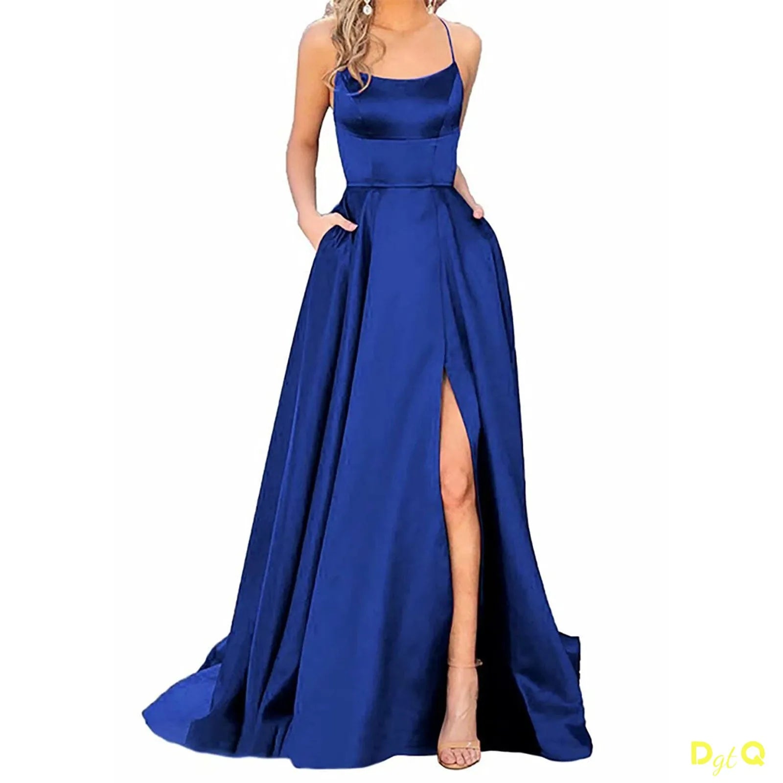 Elegant Long Split Evening Dress