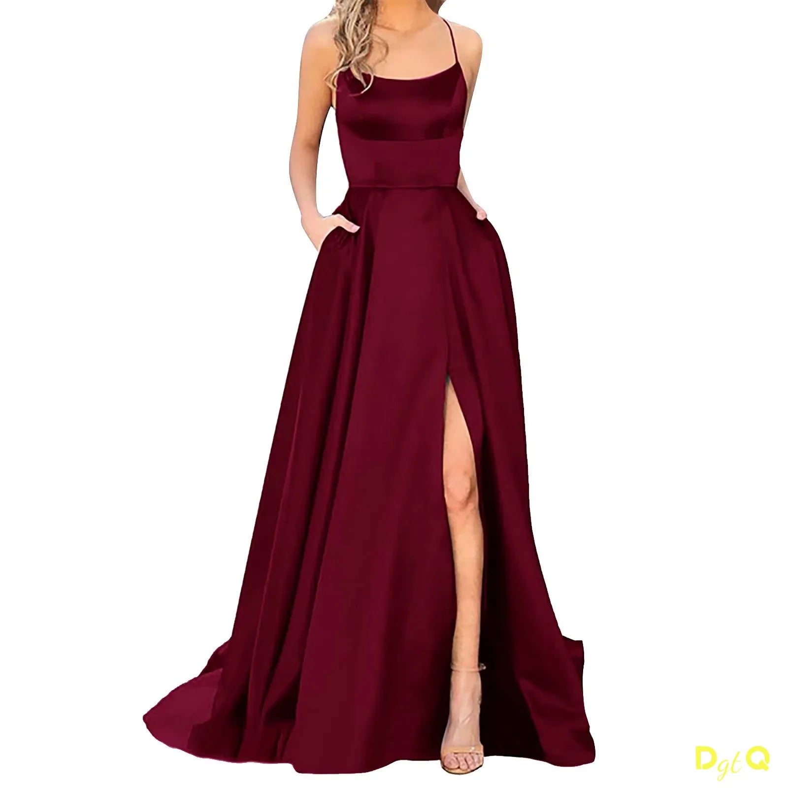 Elegant Long Split Evening Dress