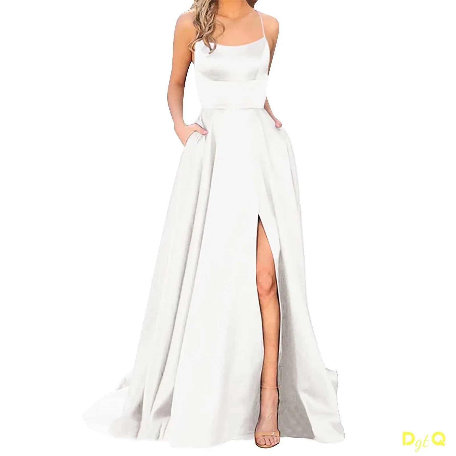 Elegant Long Split Evening Dress